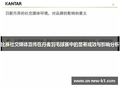 比赛社交媒体宣传在丹麦羽毛球赛中的显著成效与影响分析